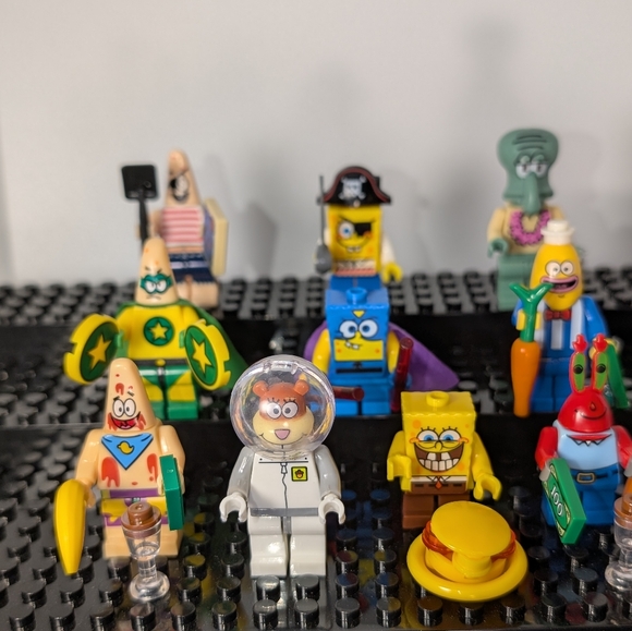 10 Minifigures-SpongeBob SquarePants Nickolodeon Building Block Toy Patrick Star - Picture 2 of 10